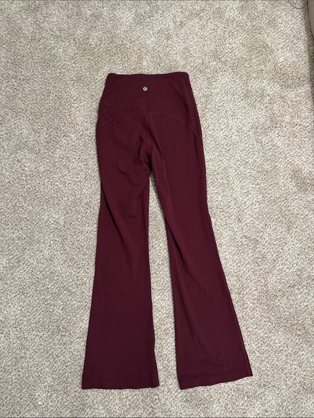 lululemon athletica Wine High-Waist Flare Yoga Pants - Picture 2 of 4